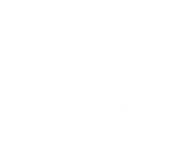 HTML5, JS & CSS3 Especialist